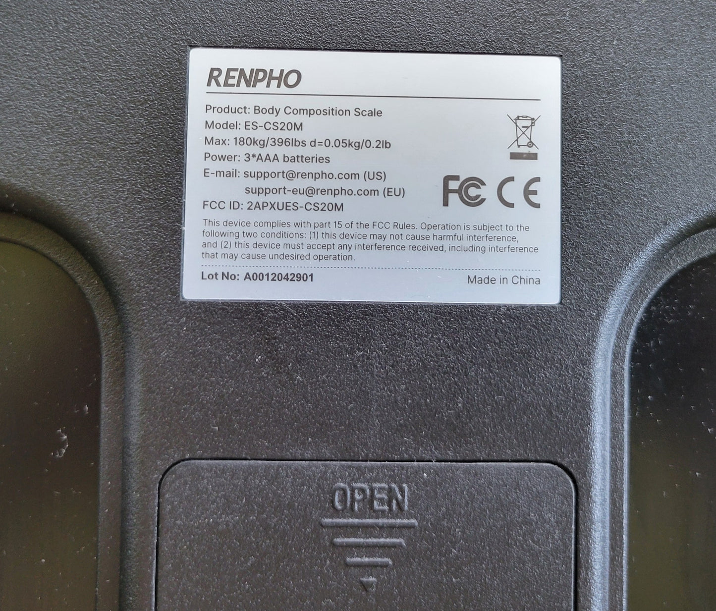 Bluetooth Body Fat Scale, Body Composition Monitor Health Analyzer with Smartphone App