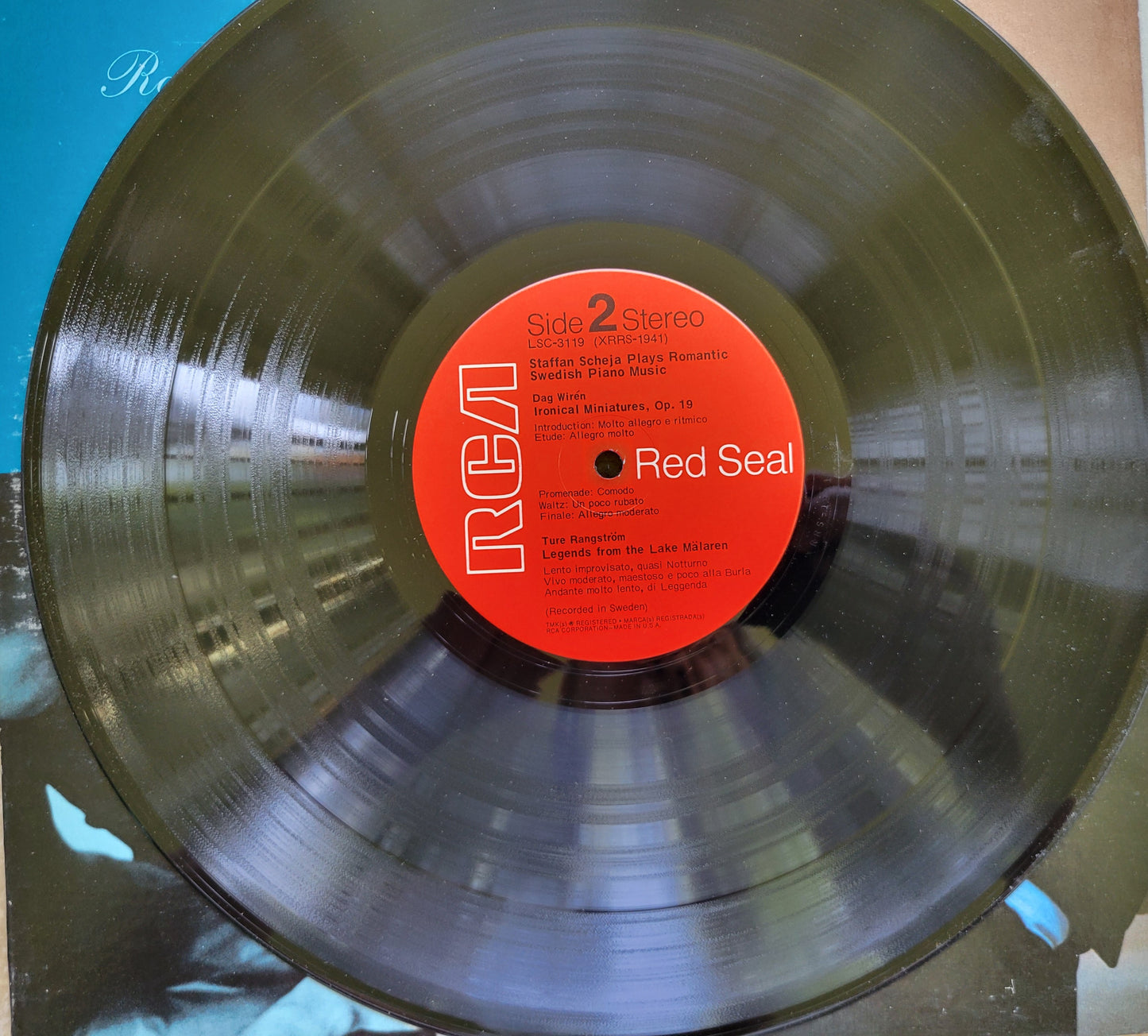 LP Record - Staffan Scheja Plays Romantic Swedish Piano Music