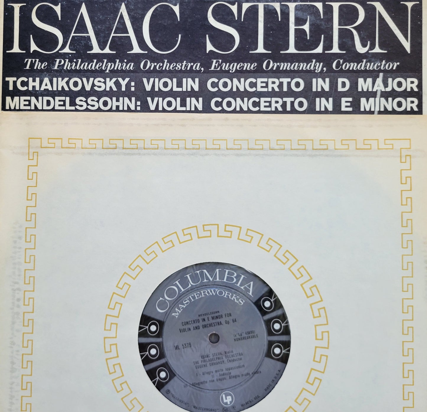 LP Record - Isaac Stern: Tchaikovsky and Mendelssohn