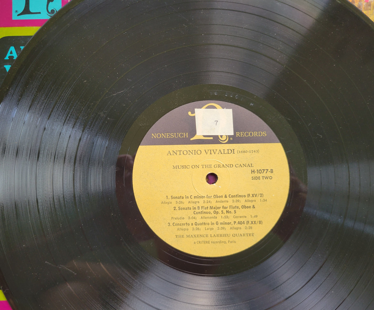 LP Record - Antonio Vivaldi: Music on the Grand Canal