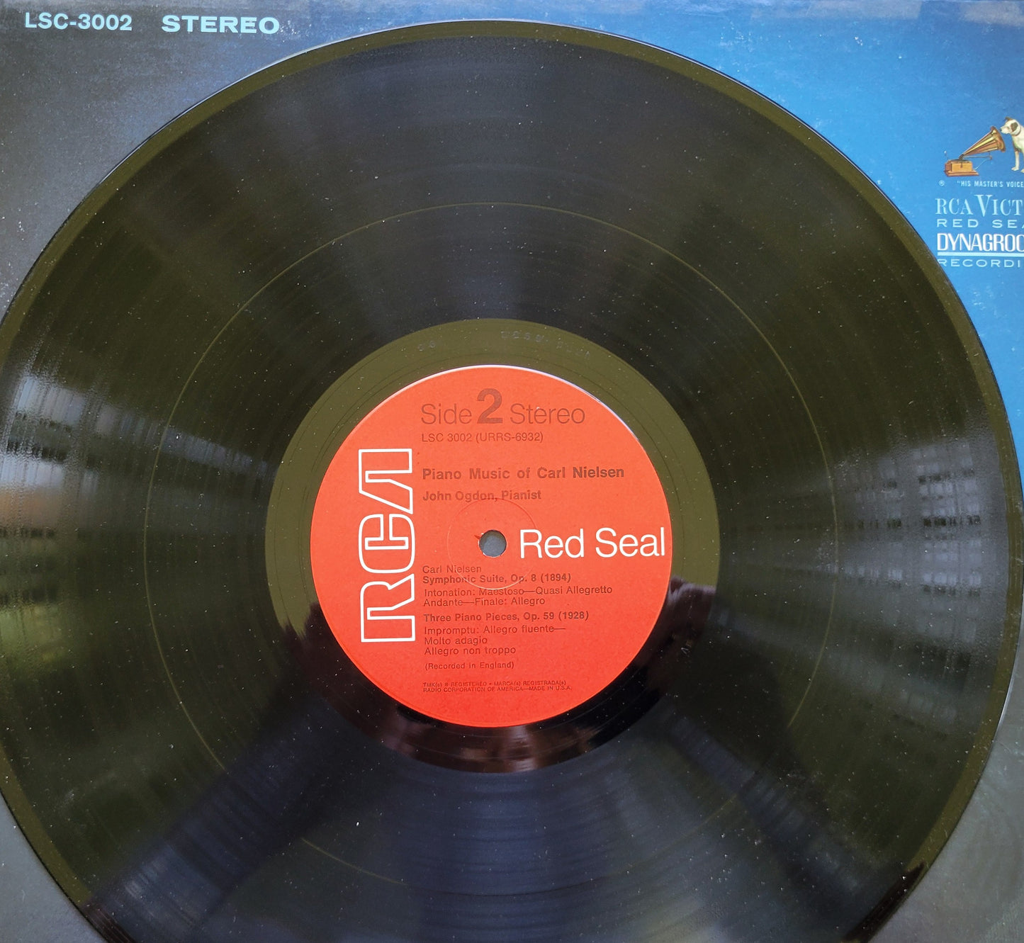 LP Record - Piano Music of Carl Nielsen, John Ogdon