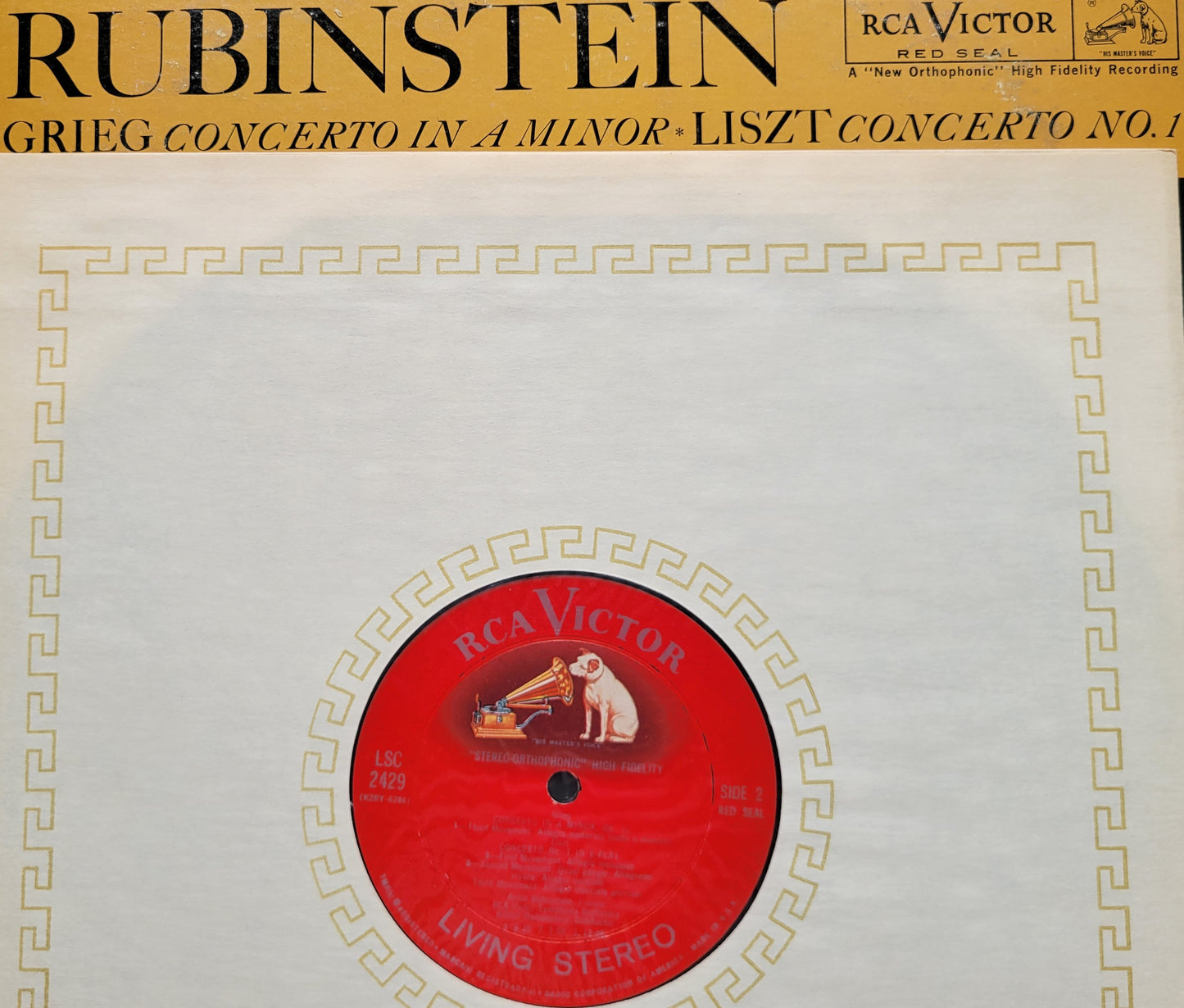 LP Record - Grieg: Concerto, Liszt: Concerto No. 1