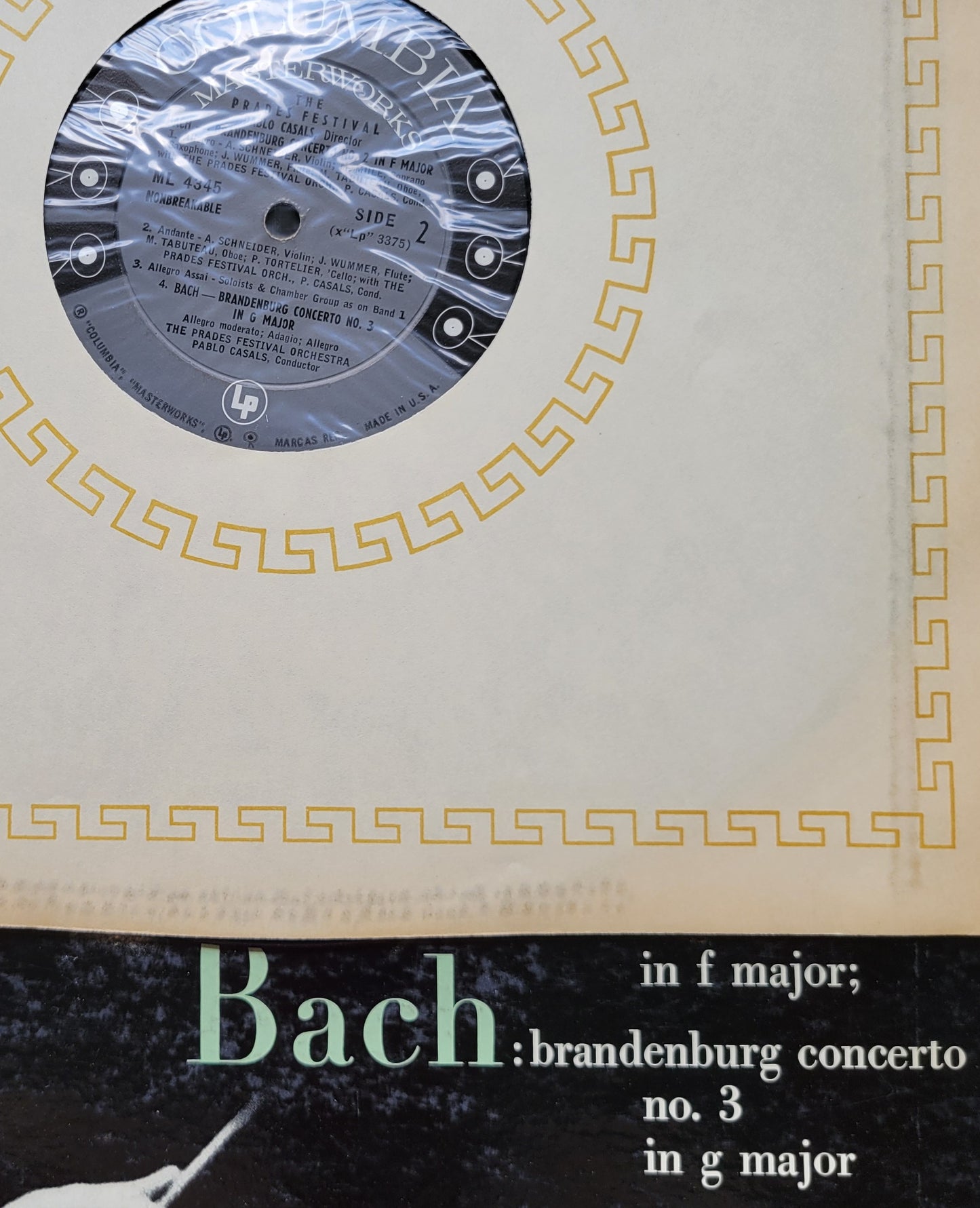 LP Record - Bach: Brandenburg Concerto No. 3
