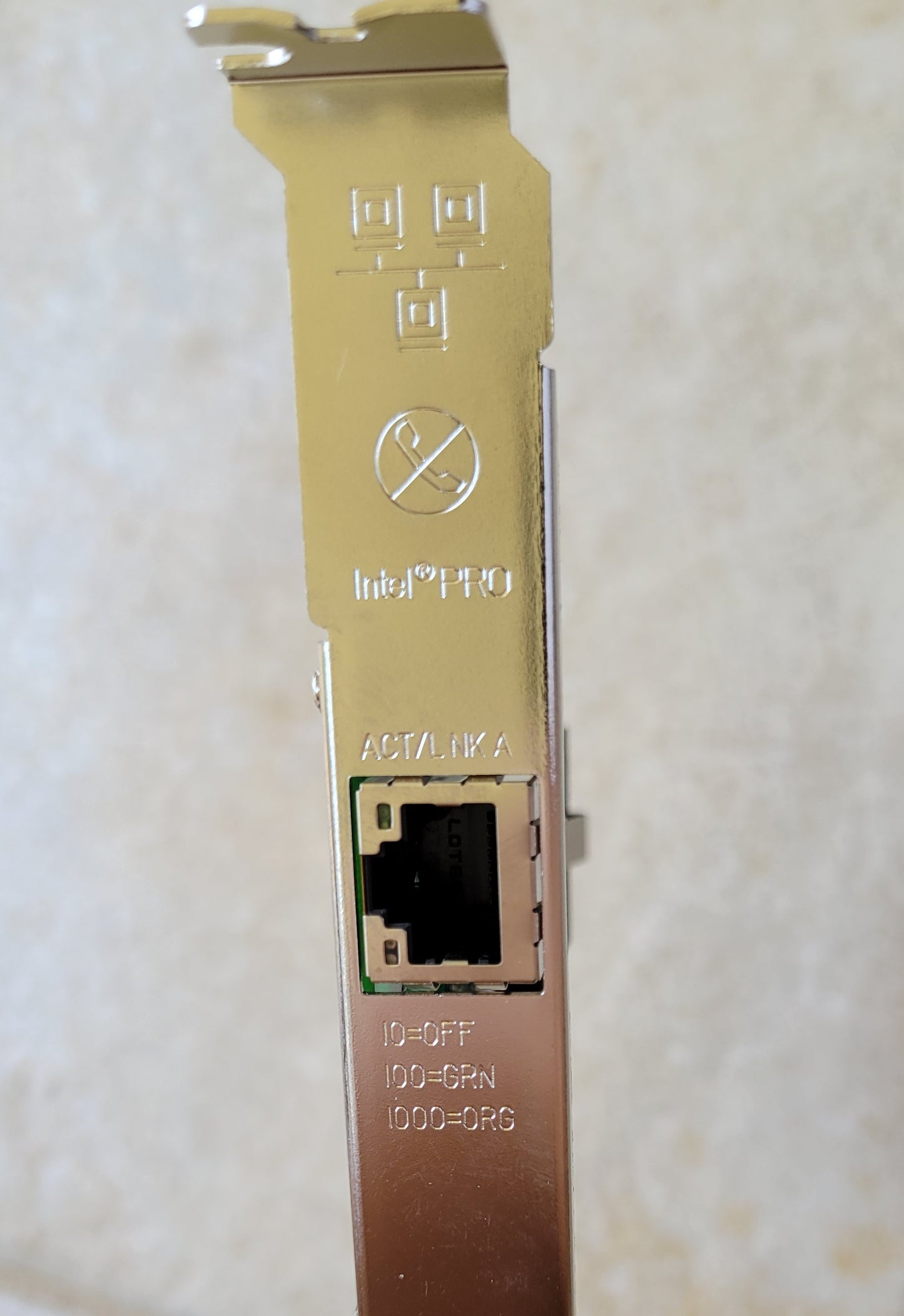Intel Pro Ethernet Network Card 10/100/1000, PCI Express, D33025