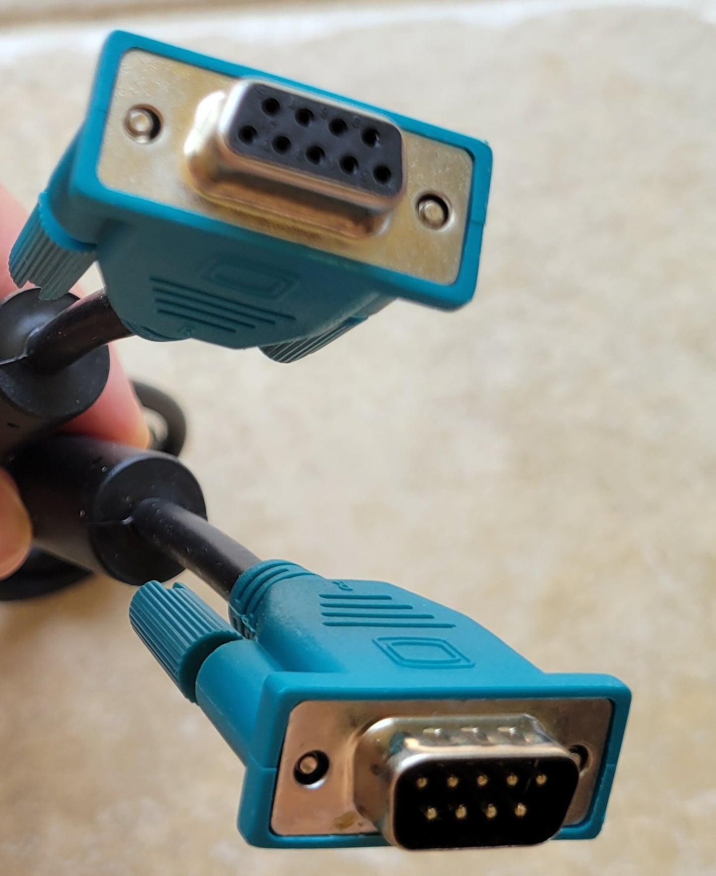 DB9 Serial Extension Male to Female Cable, 6 Feet