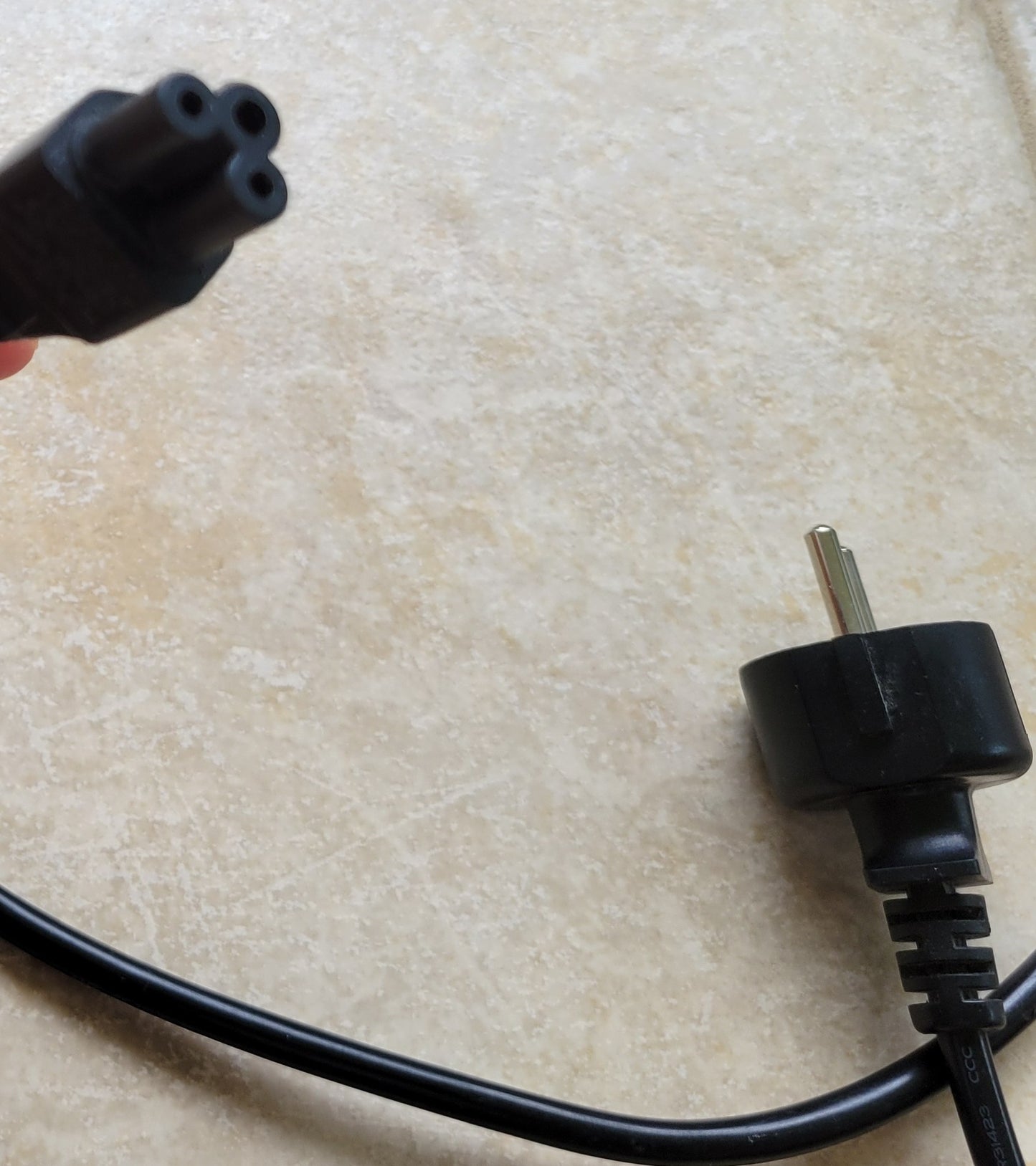e. AC 3 Prong Power Cord, 2 Feet 16A and 250V