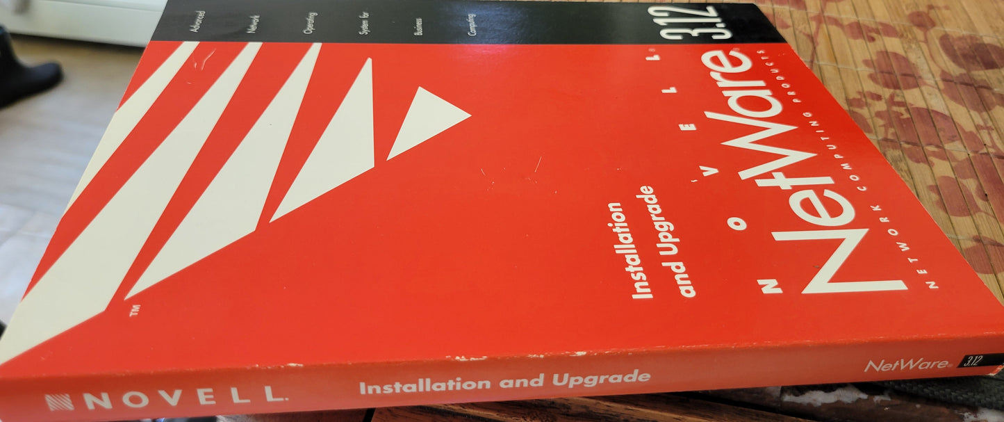 Vintage - NOVELL NetWare 3.12 Installation and Upgrade