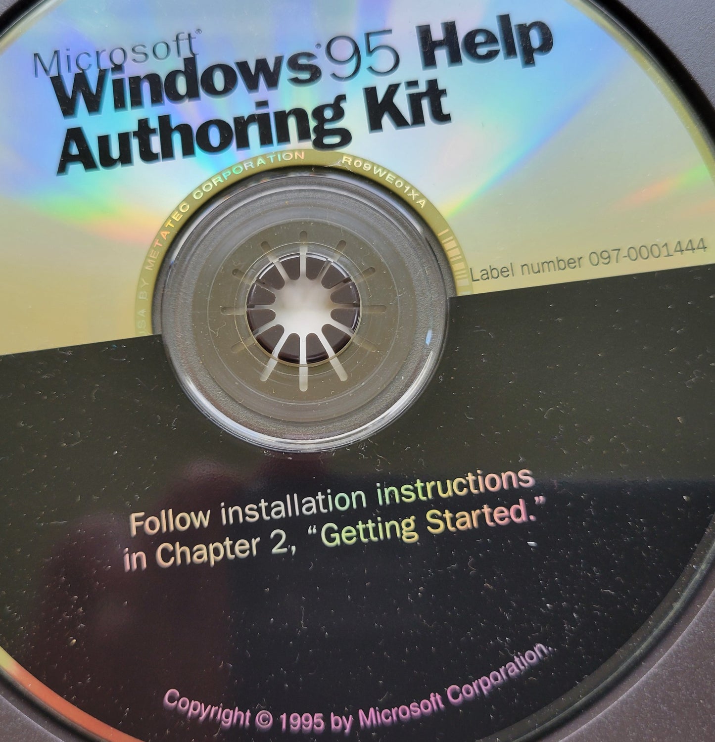 Vintage CD - Microsoft Windows 95 Help Authoring Kit