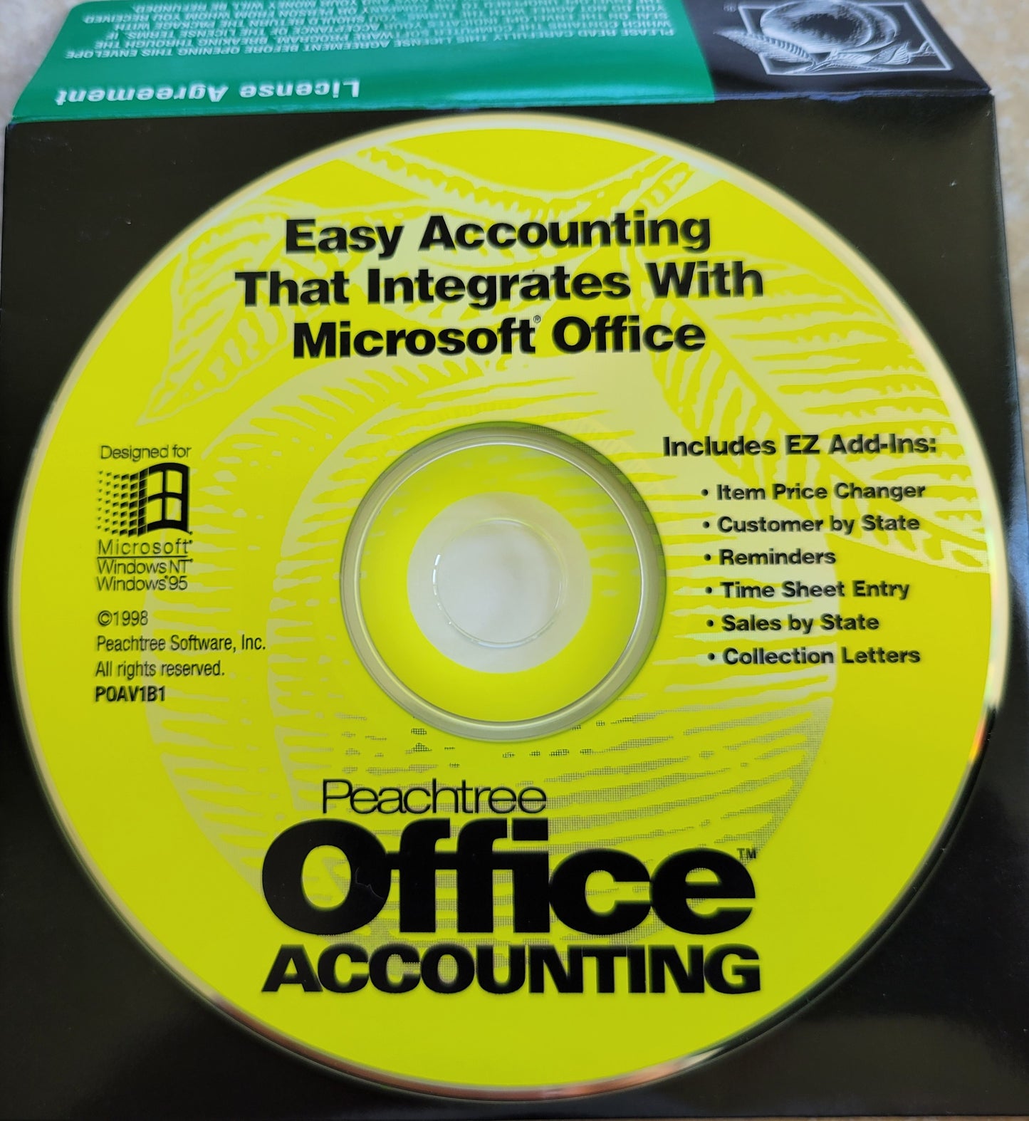 Vintage CD - Peachtree Office Accounting Software