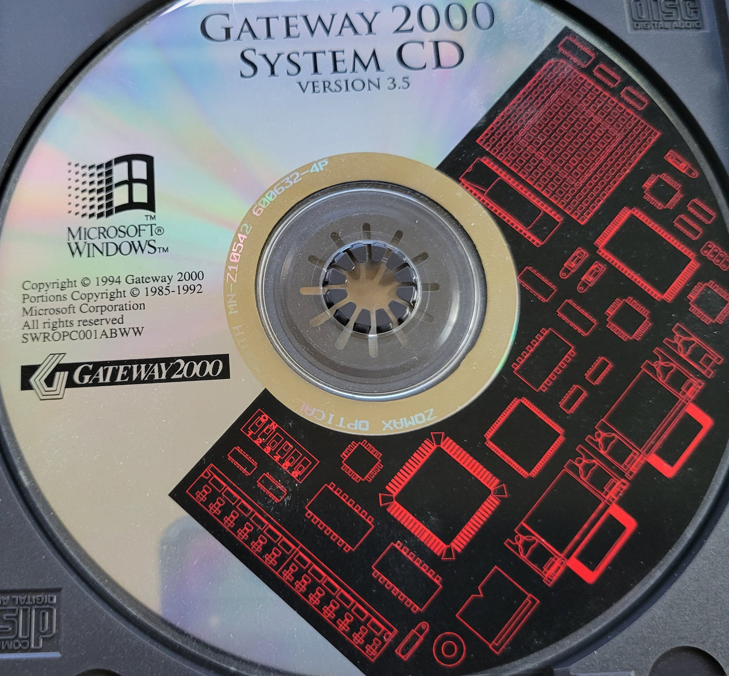 Vintage - Gateway 2000 System CD for Microsoft Windows, Version 3.5 Released in 1994