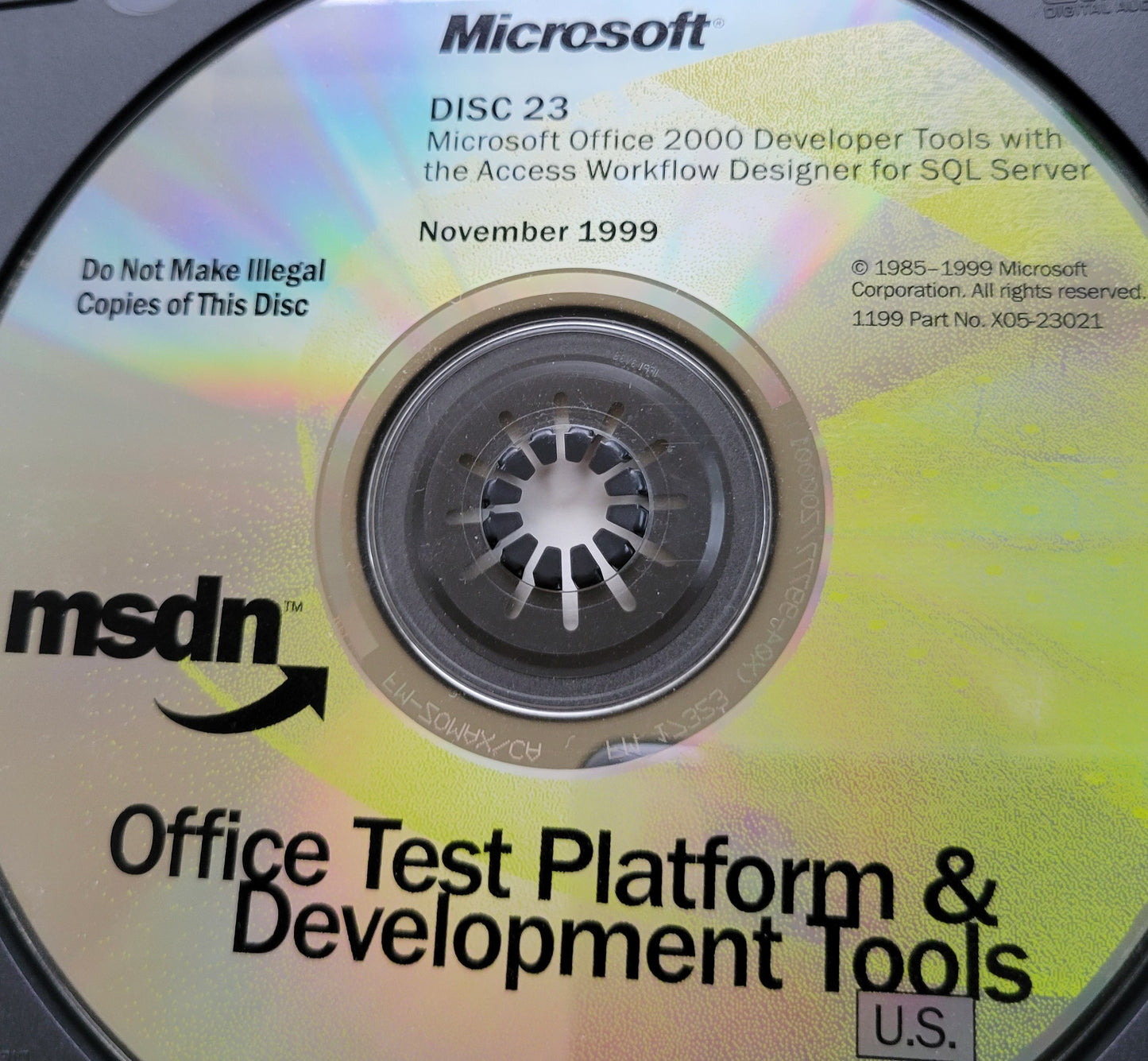Vintage - Microsoft Office Test Platform & Development Tools, 1999