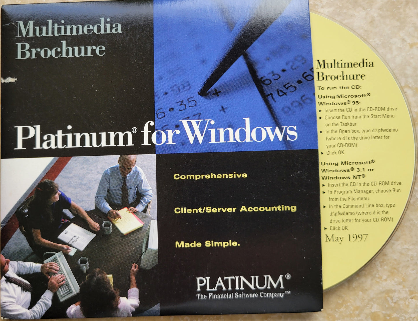 Vintage - Multimedia Brochure CD-ROM for Platinum for Windows