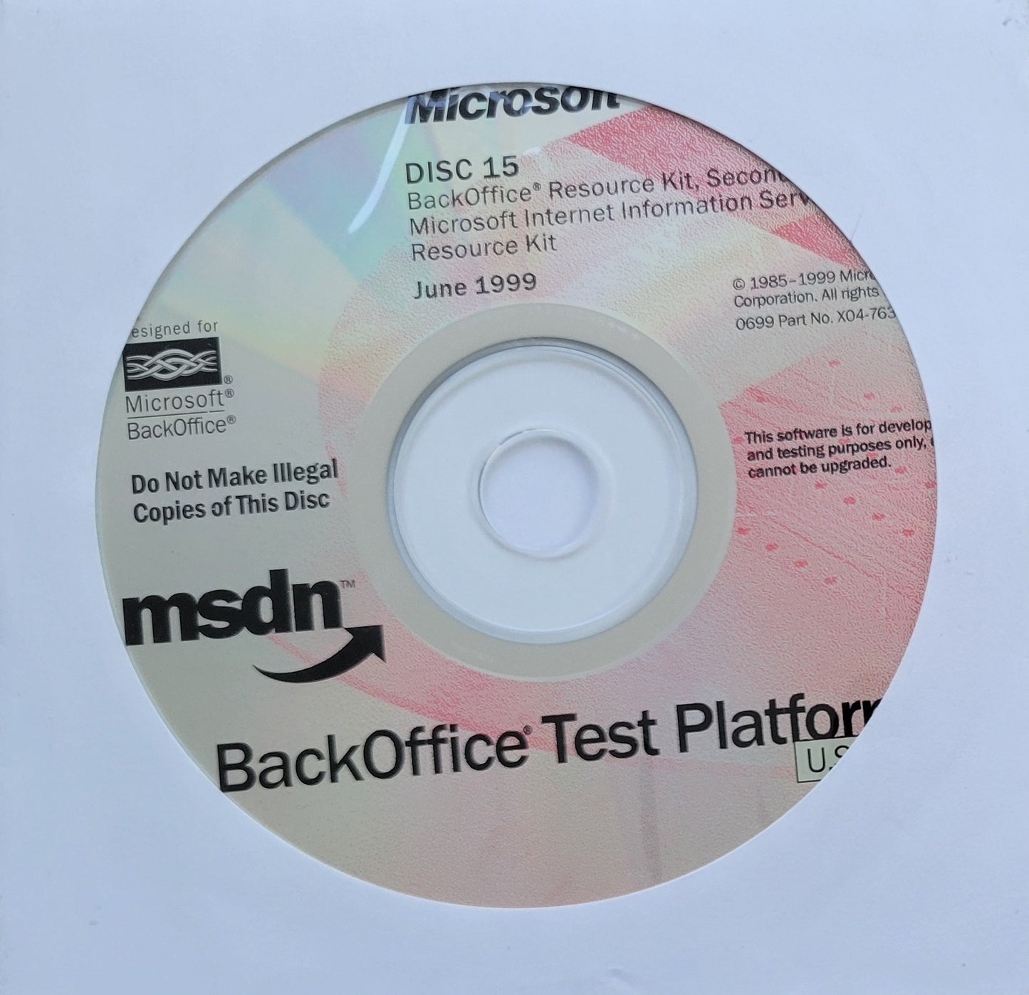 Vintage - Microsoft BackOffice Resource Kit, 2nd Edition & Internet Information Server