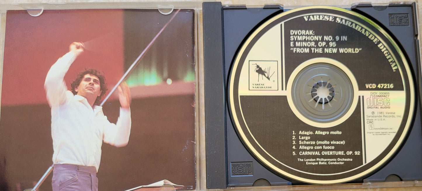 Music CD - Dvorak: Symphony No. 9 "From The New World" & Carnival Overture, 1981