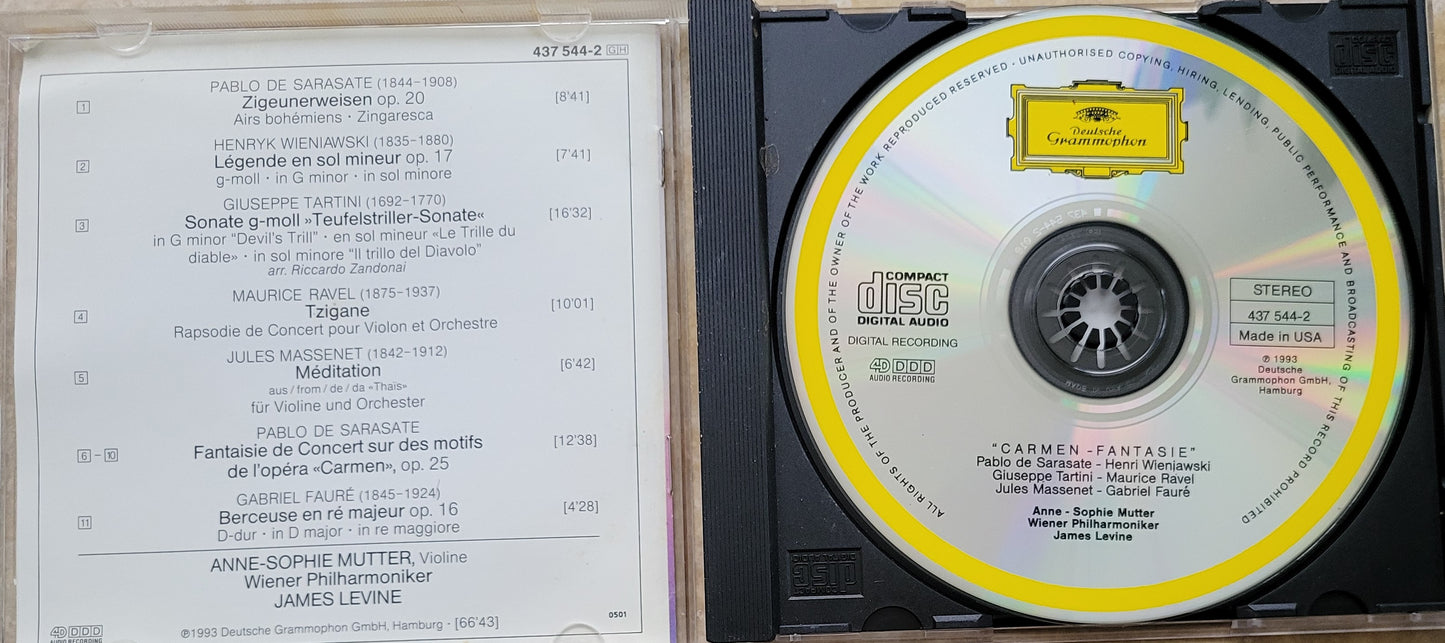 Music CD - Carmen-Fantasie: Anne Sophie Mutter, 1993
