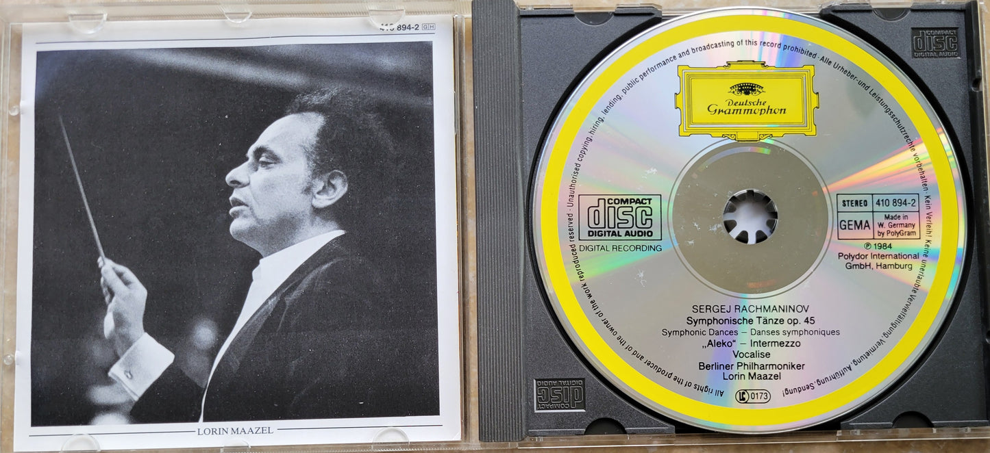 Music CD - Rachmaninov: Symphonic Dances, Lorin Maazel, 1984