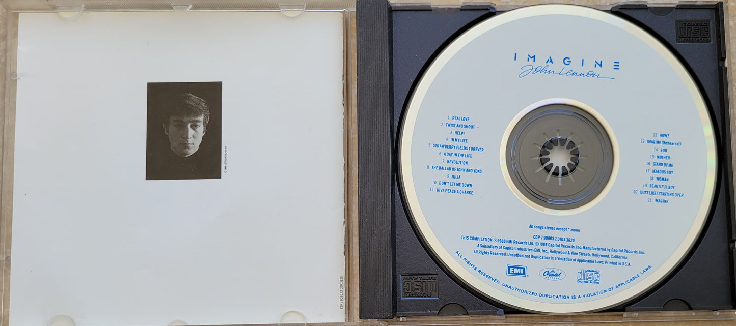 Music CD - John Lennon: Imagine, EMI, 1988