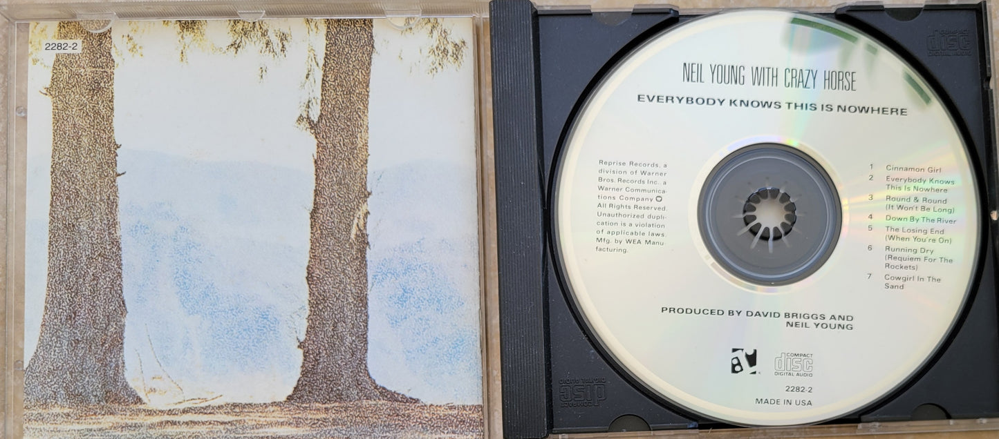 Music CD - Neil Young: Crazy Horse, Everybody Knows This Is Nowhere, 1984