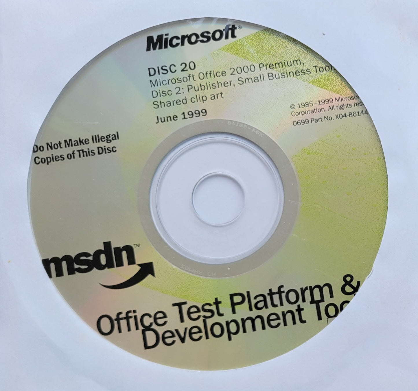 Vintage - Microsoft Office 2000 Premium: Publisher, Small Business Tools, 1999