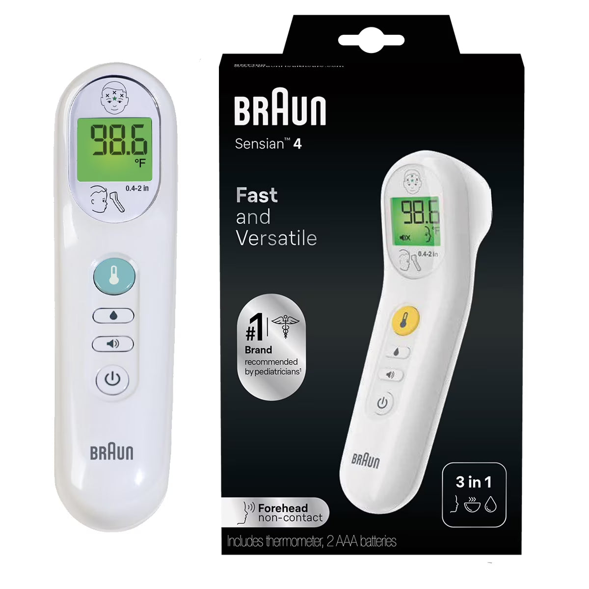 Braun Sensian™ 4 Non-Contact Forehead Thermometer
