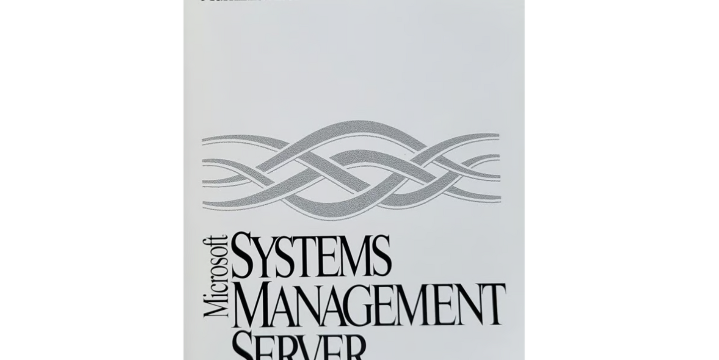 Vintage - Microsoft Systems Management Server for Windows NT
