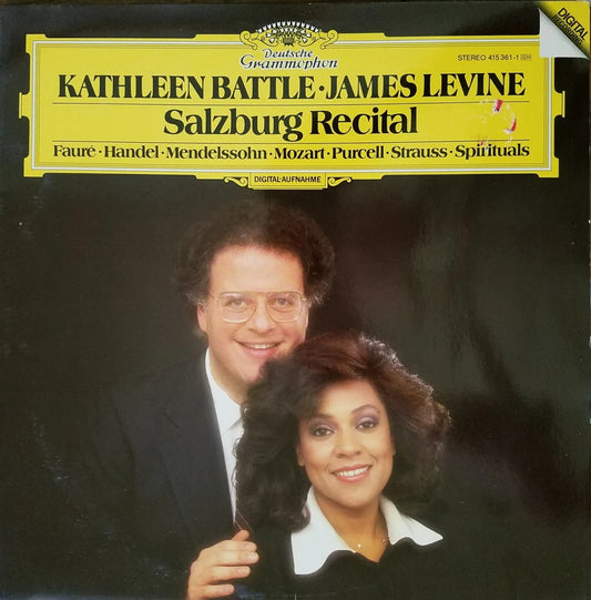 2. LP Record - Salzburg Recital: Kathleen Battle, James Levine