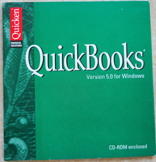 Vintage CD - QuickBooks for Windows, Version 5.0