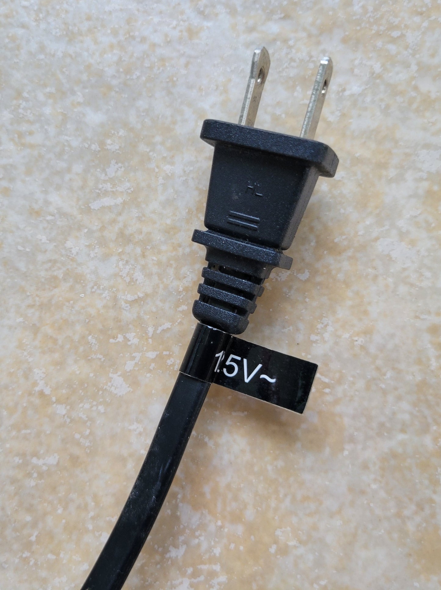 e. AC 2-Prong Power Supply Cord Cable Adapter