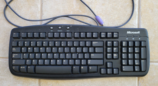 Vintage - Microsoft PS/2 Keyboard