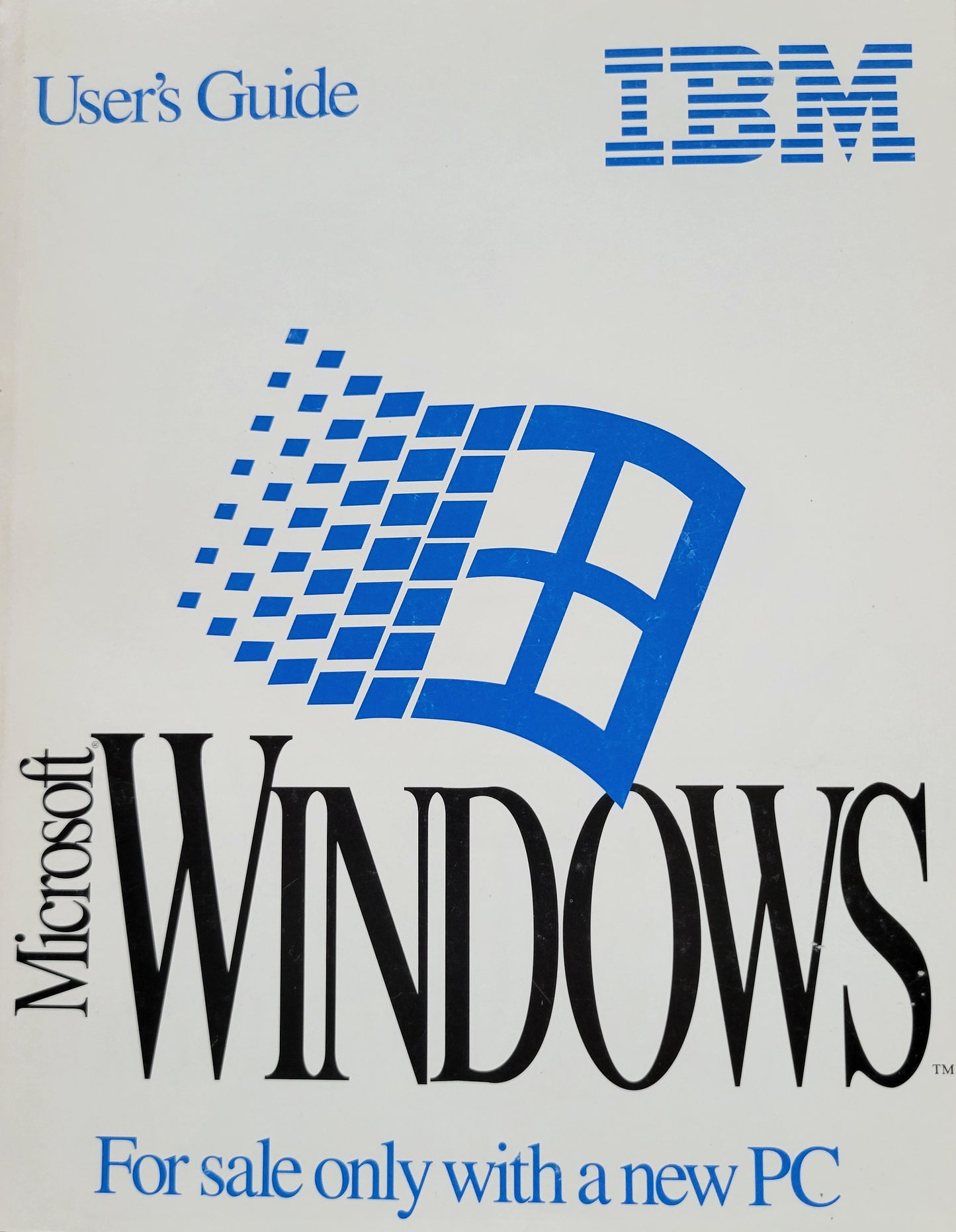 Vintage - Microsoft Windows User's Guide by IBM, 1993