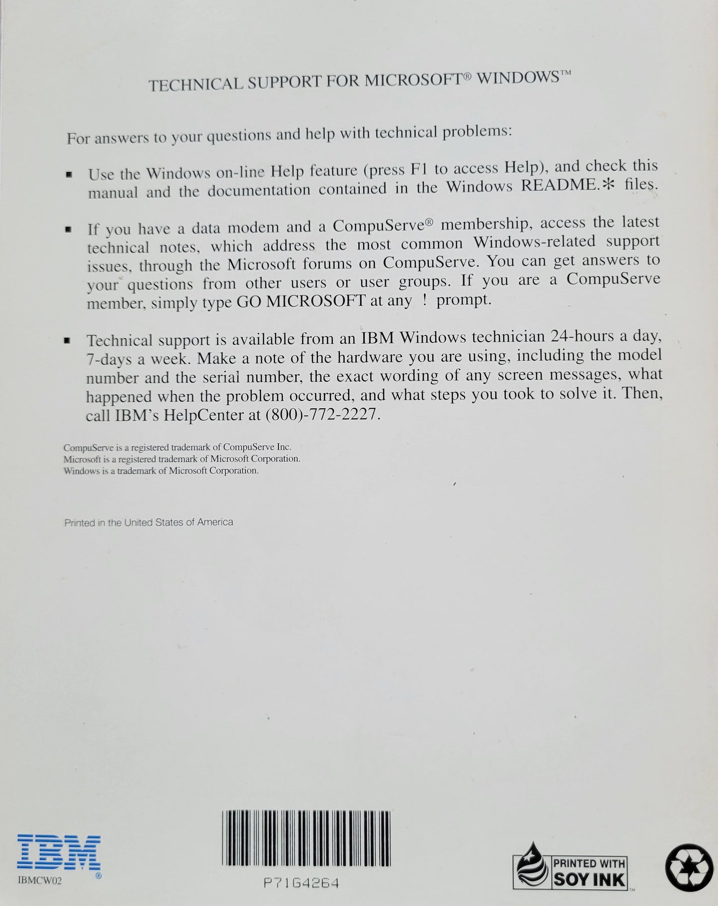 Vintage - Microsoft Windows User's Guide by IBM, 1993
