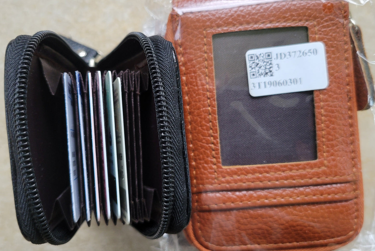Men's Wallets 3-Pack (Brown, Blue, Purple)