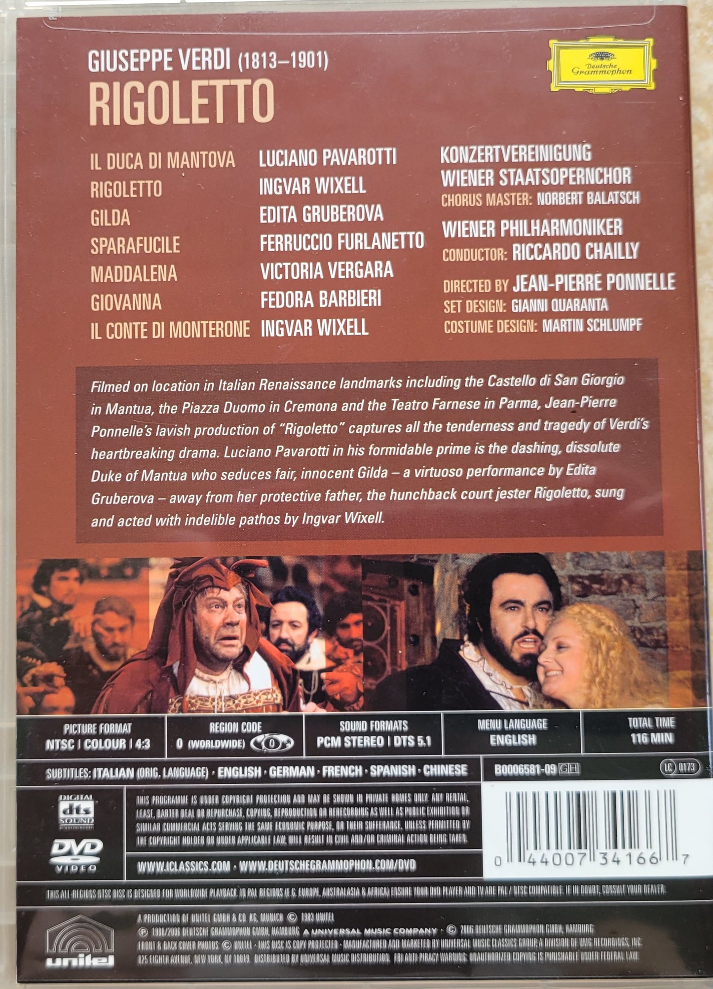 9. DVD: Giuseppe Verdi: Rigoletto (Opera)