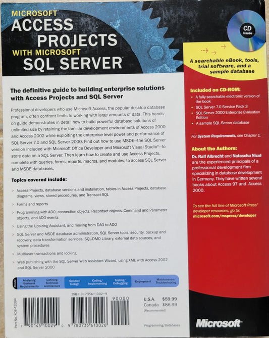 1. Microsoft Access Projects with Microsoft SQL Server