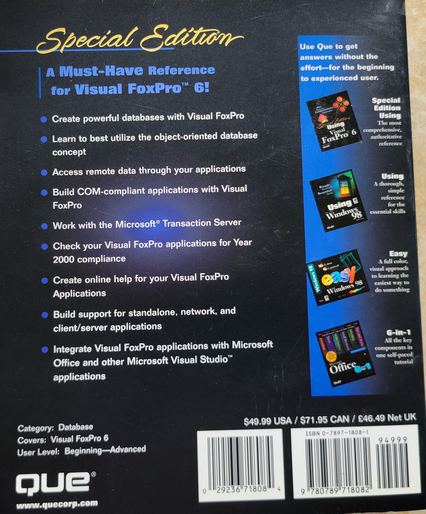 Using Visual FoxPro 6 - Special Edition