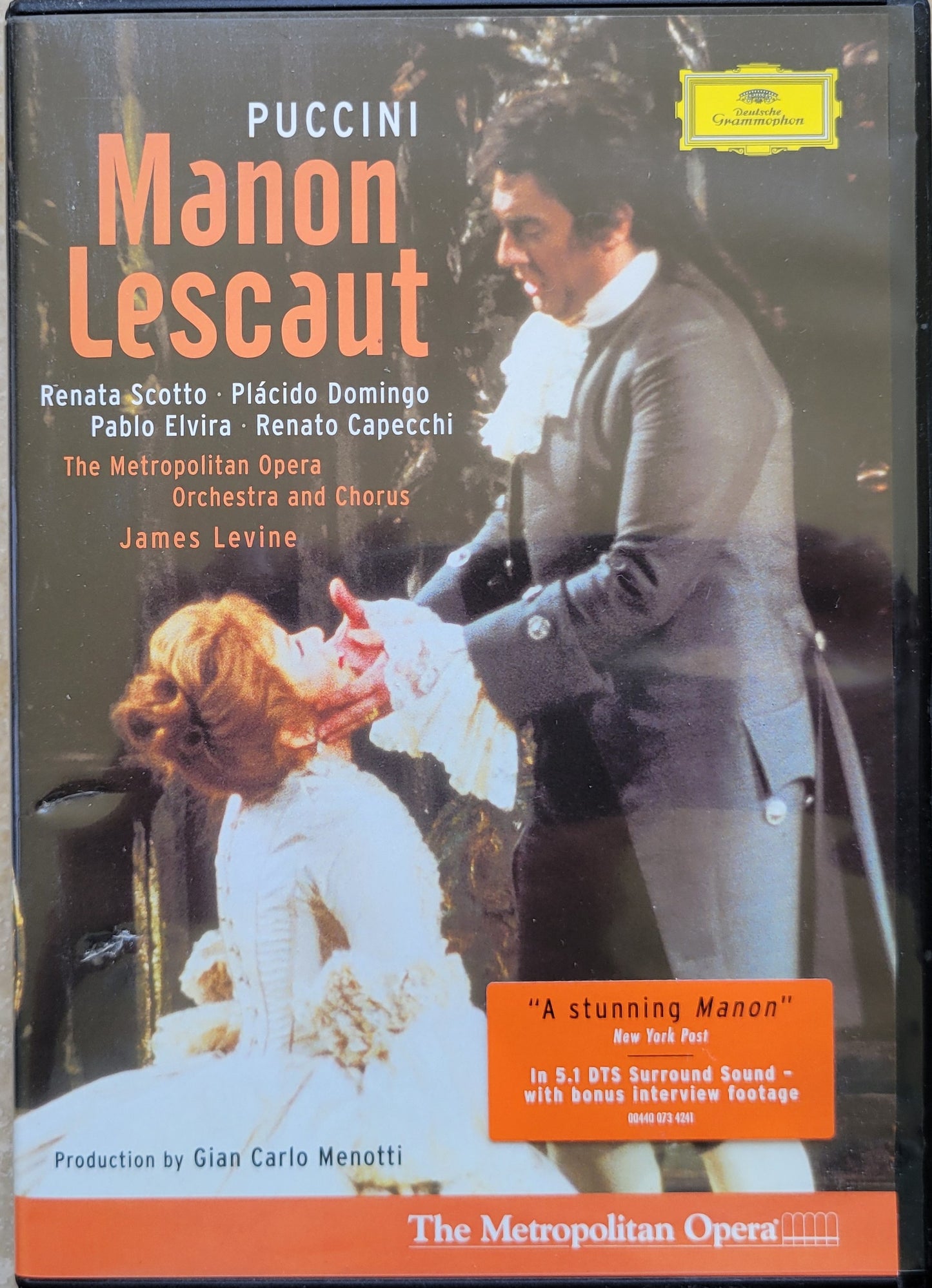 3. DVD - Puccini: Manon Lescaut (Opera)