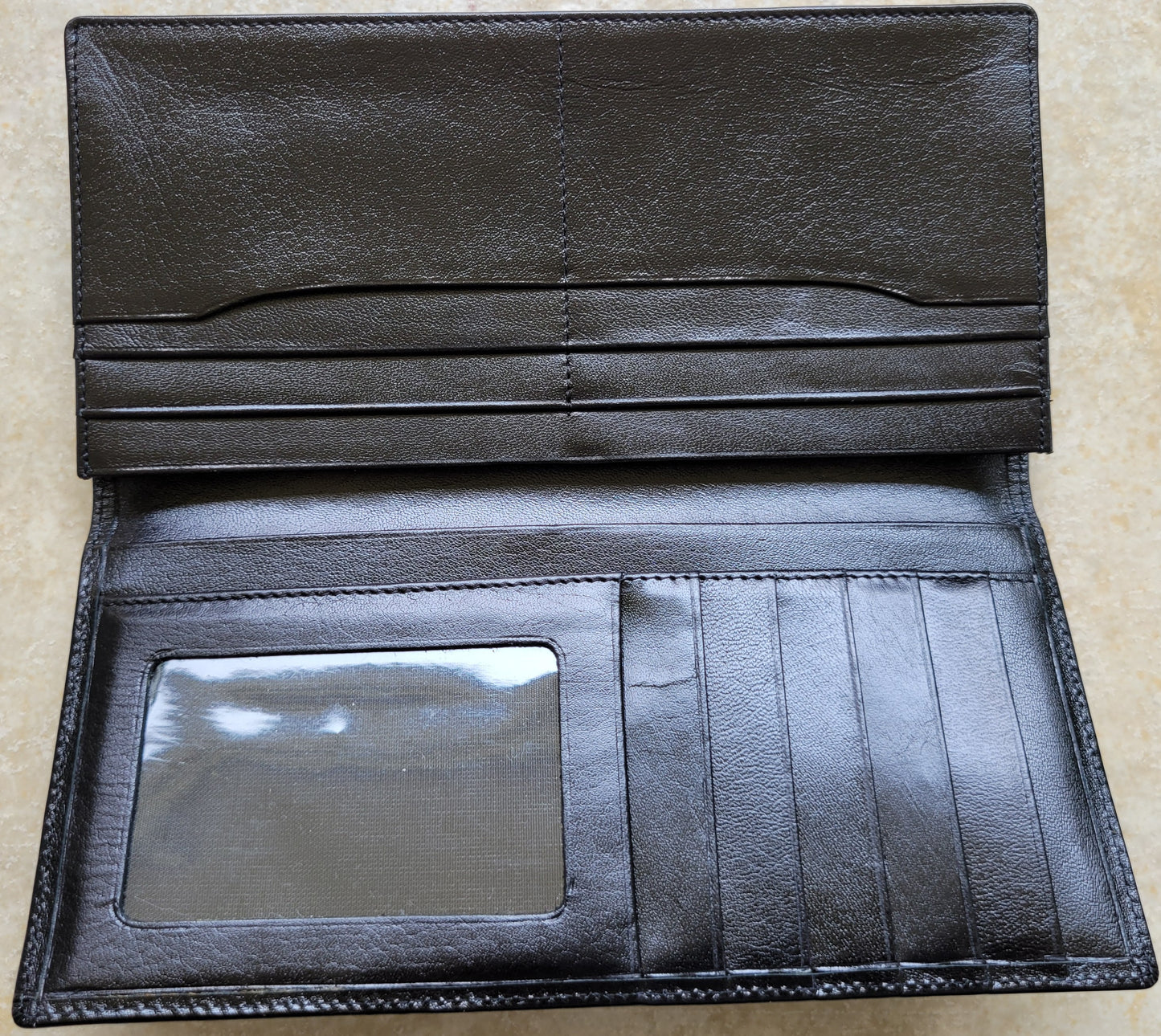 Men's Vynil Wallet - Black