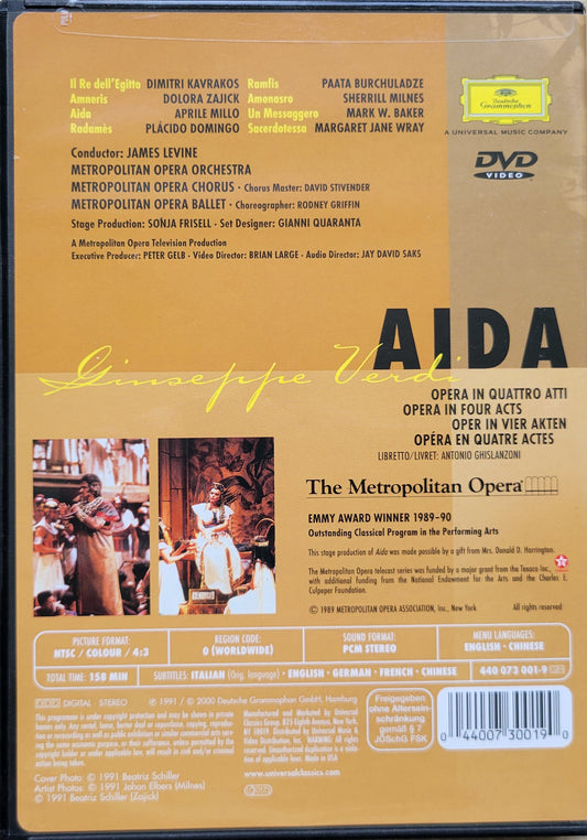3. DVD - Giuseppe Verdi: Aida, The Met (Opera)