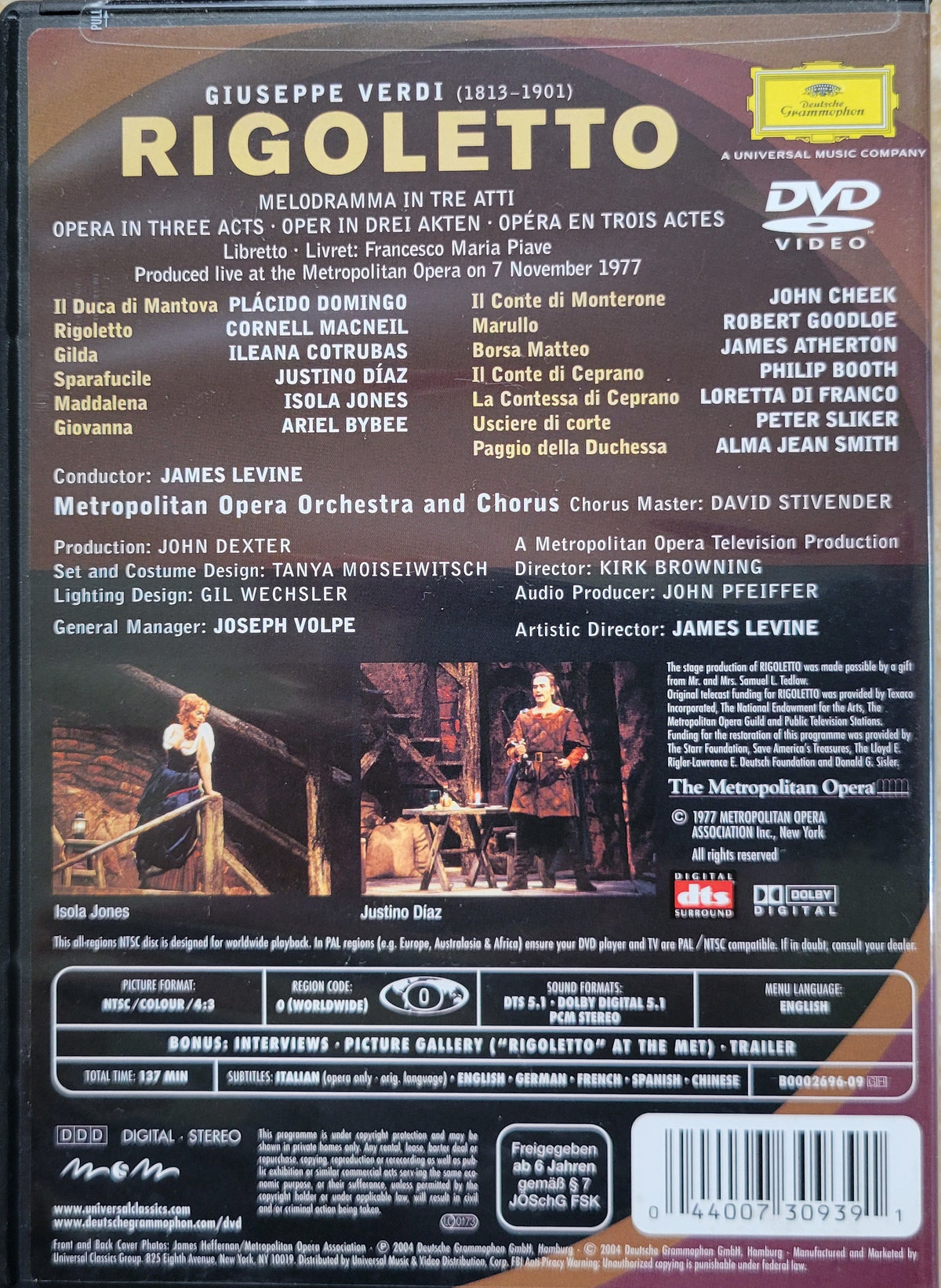 Opera Rigoleto 3. DVD - Giuseppe Verdi: Rigoletto (Opera) – Yookstore