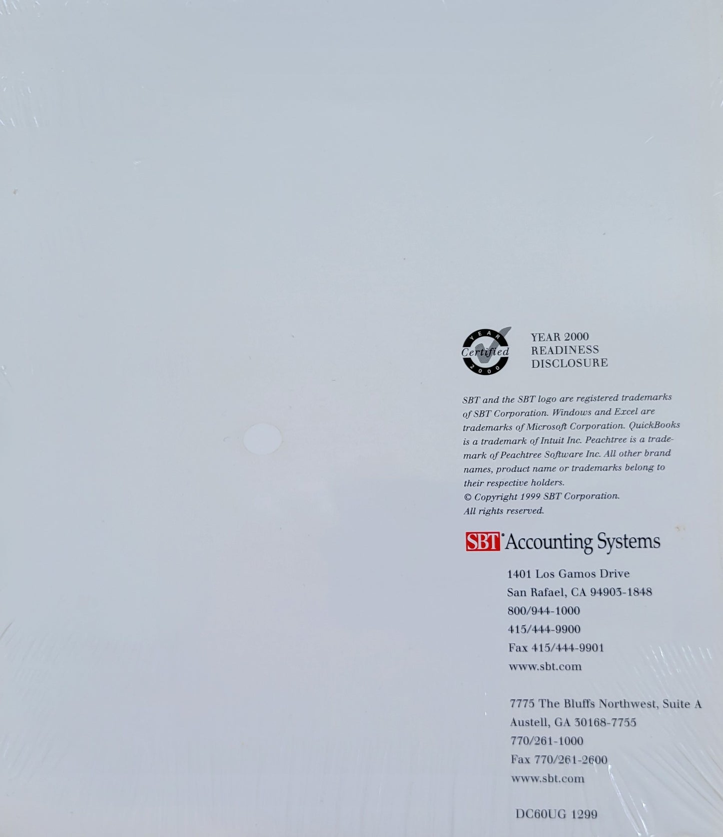 Vintage - SBT Pro Series 6.0 Users Guide, 1999