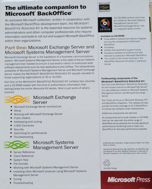 1. Microsoft BackOffice Resource Kit