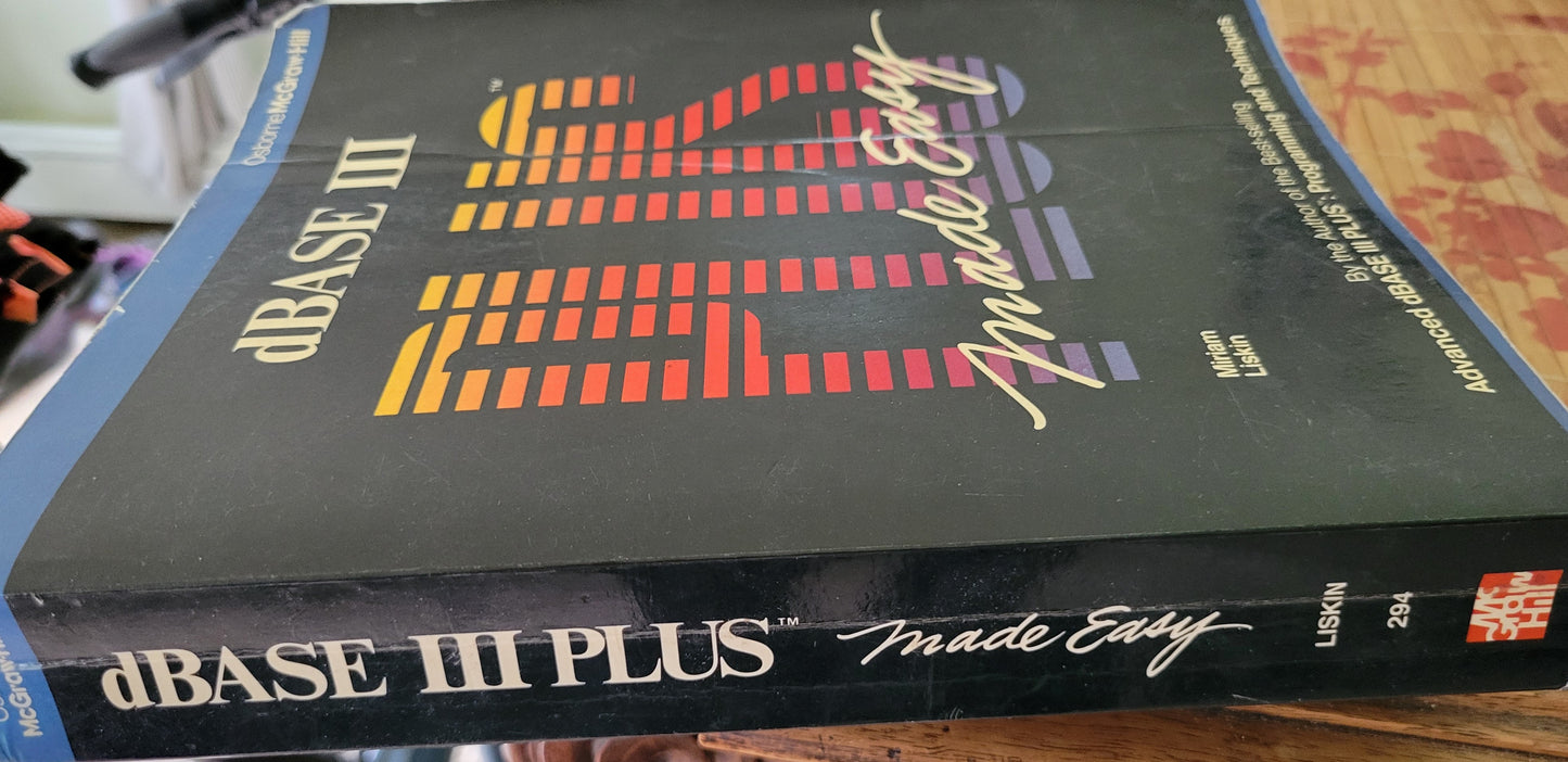 Vintage - dBASE III Plus Made Easy