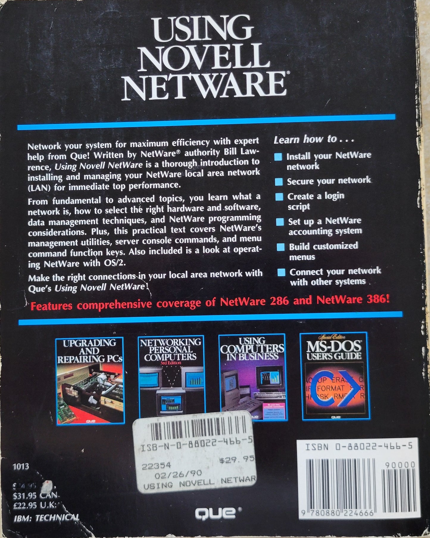 Vintage - Using Novell Netware