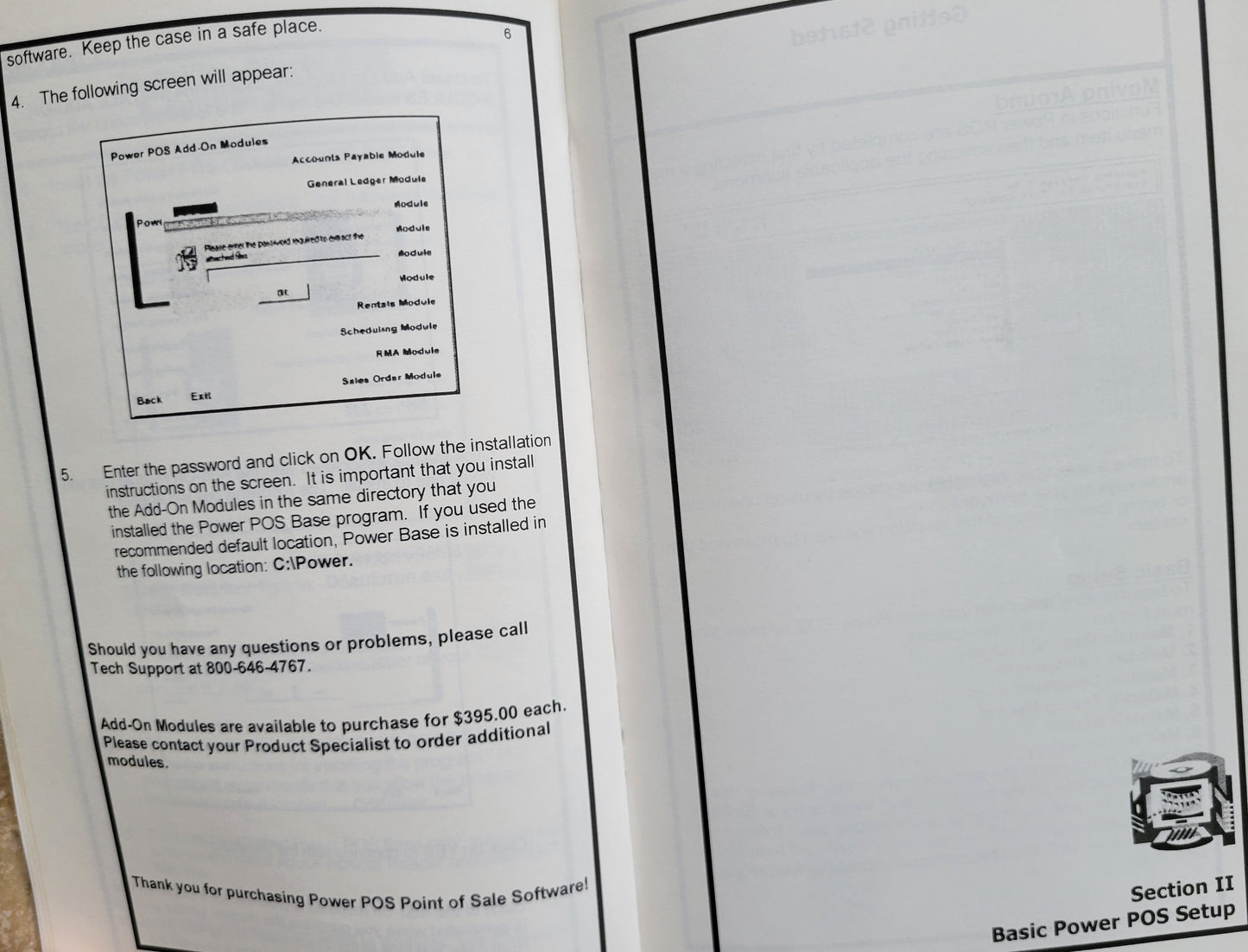 Vintage - Power POS, Point of Sale User's Manual, 2000