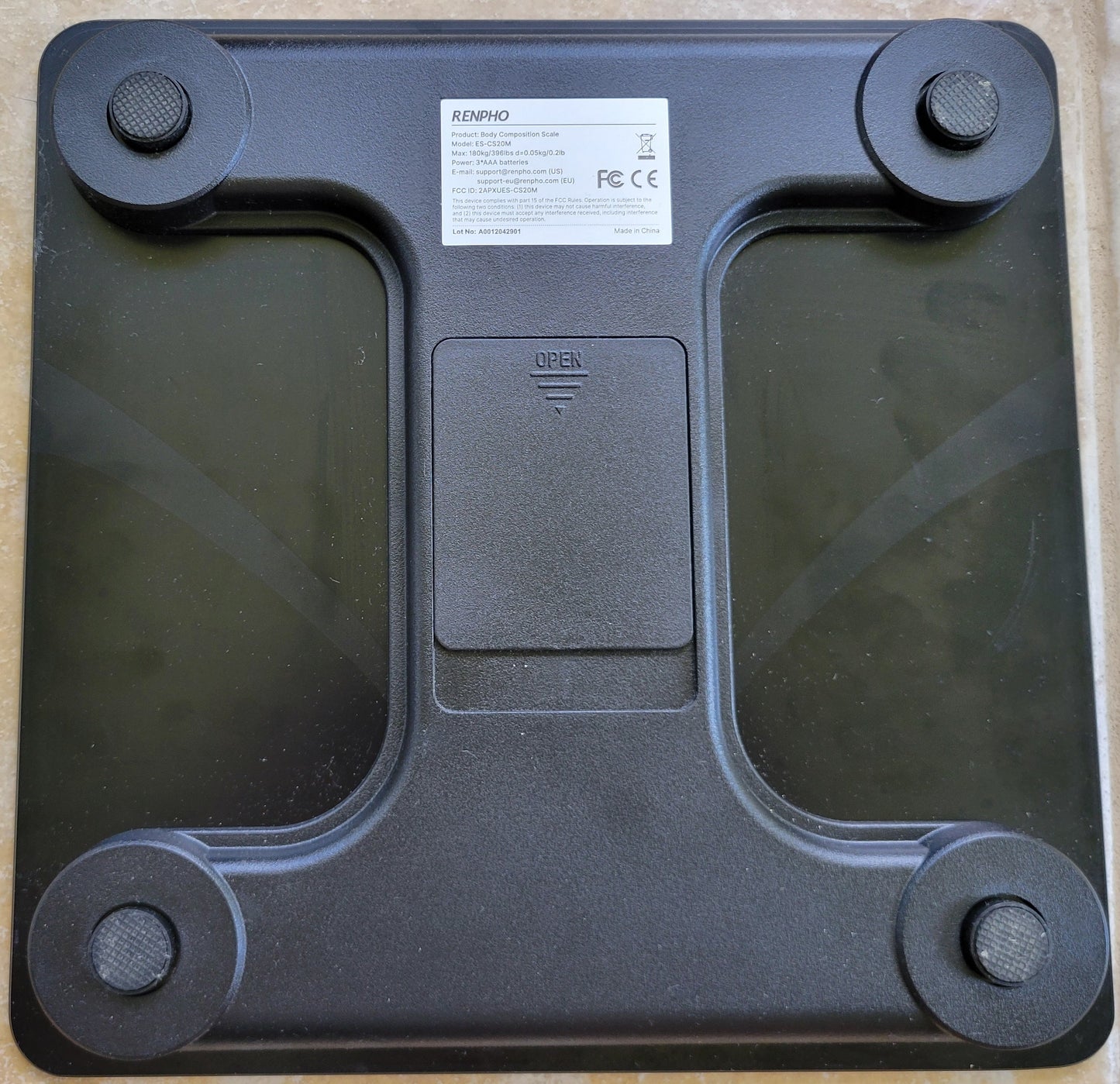 Bluetooth Body Fat Scale, Body Composition Monitor Health Analyzer with Smartphone App