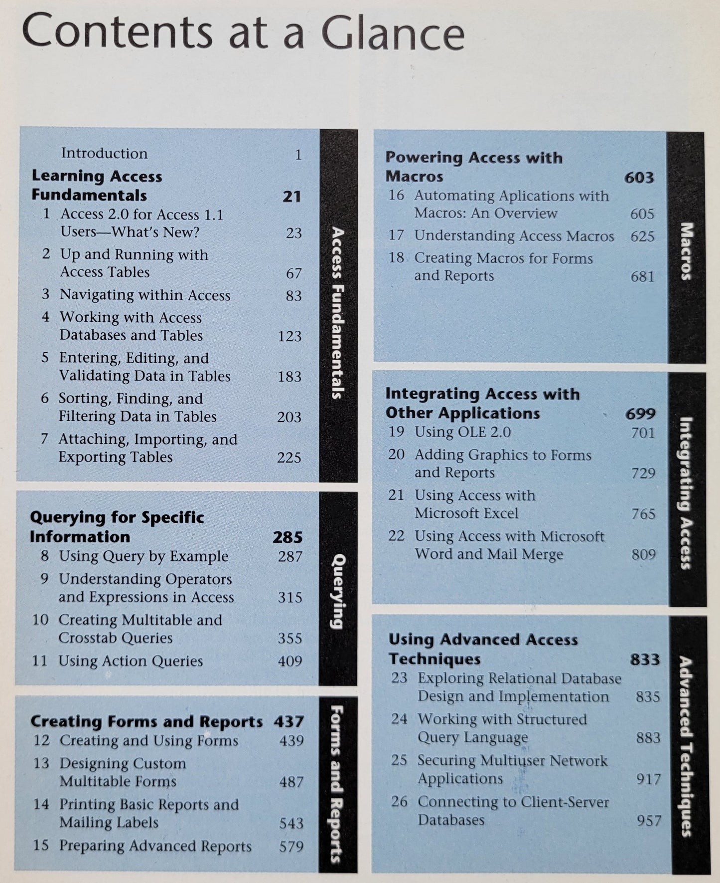 Vintage - Using Microsoft Access 2 for Windows