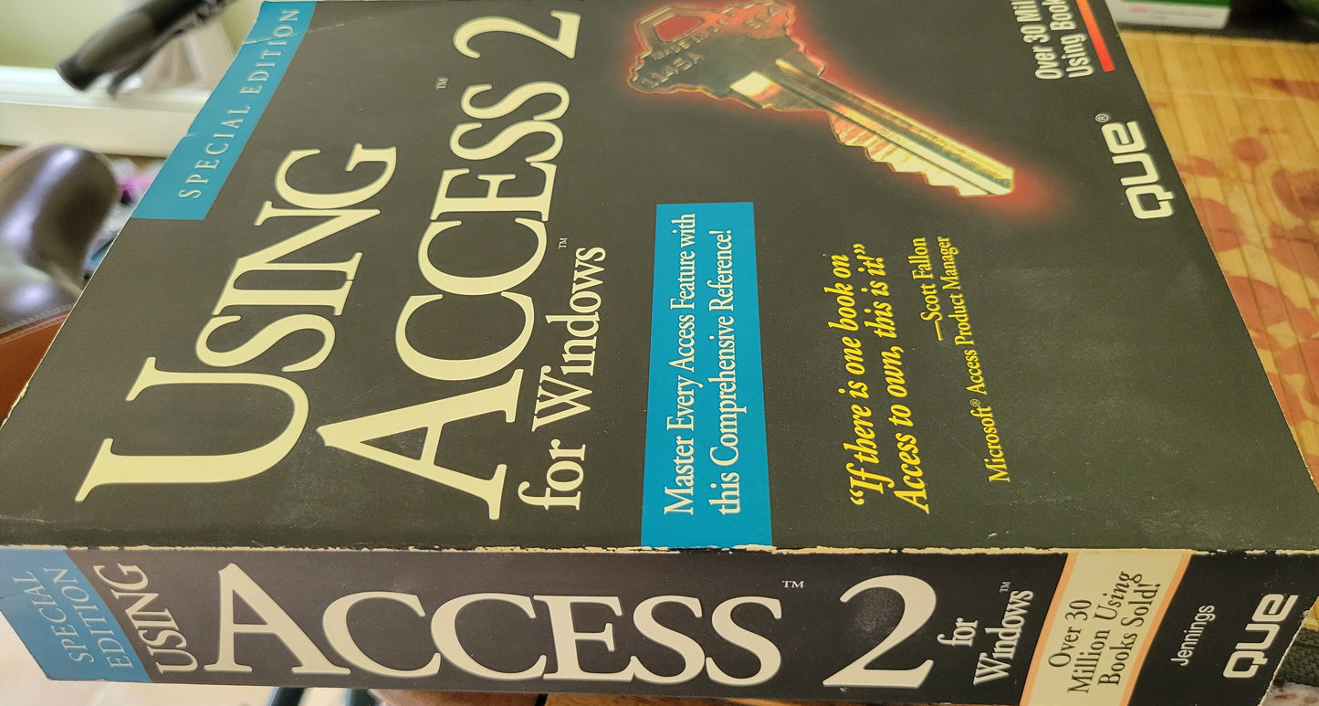 Vintage - Using Microsoft Access 2 for Windows