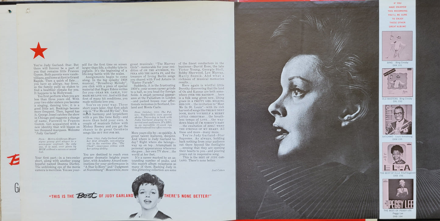 LP Record - The Best of Judy Garland