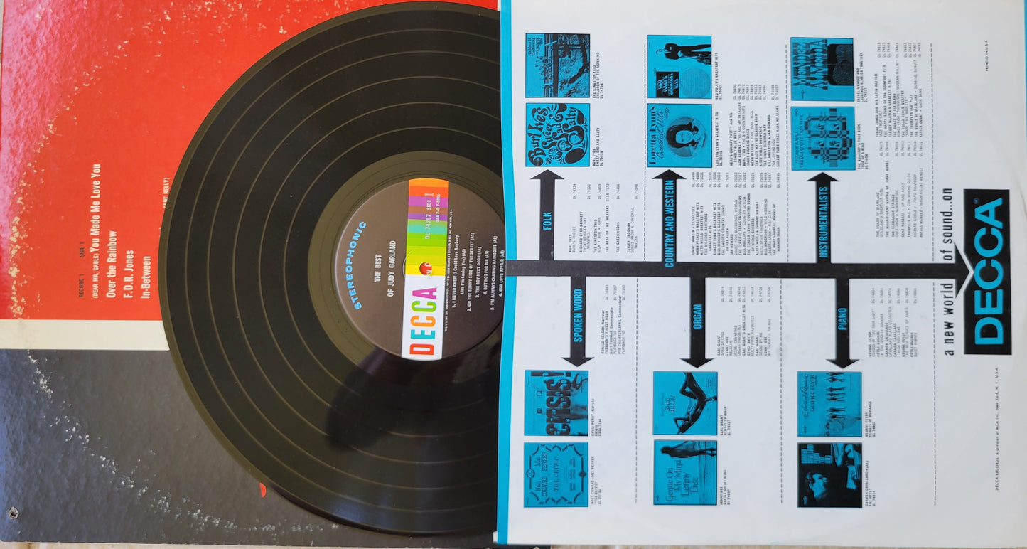 LP Record - The Best of Judy Garland