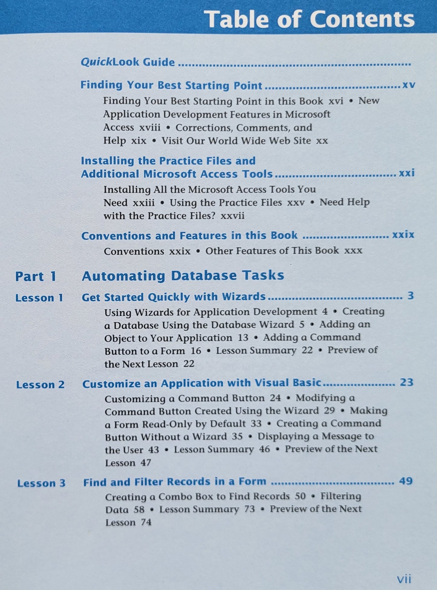 Vintage - Microsoft Access 97 Step by Step